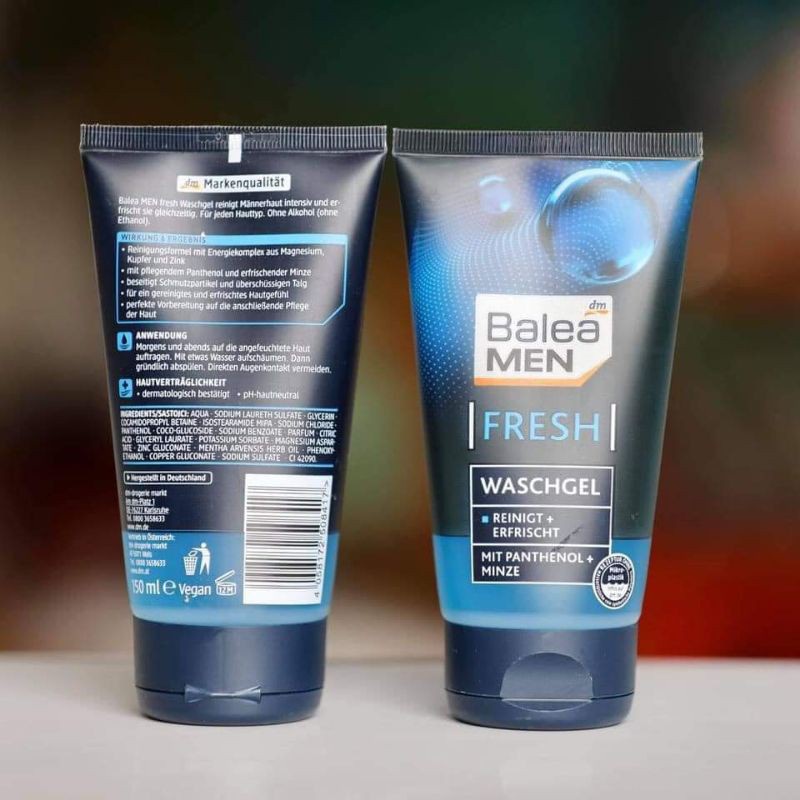 Sữa rửa mặt nam Balea men 150ml - Shop Dalavii