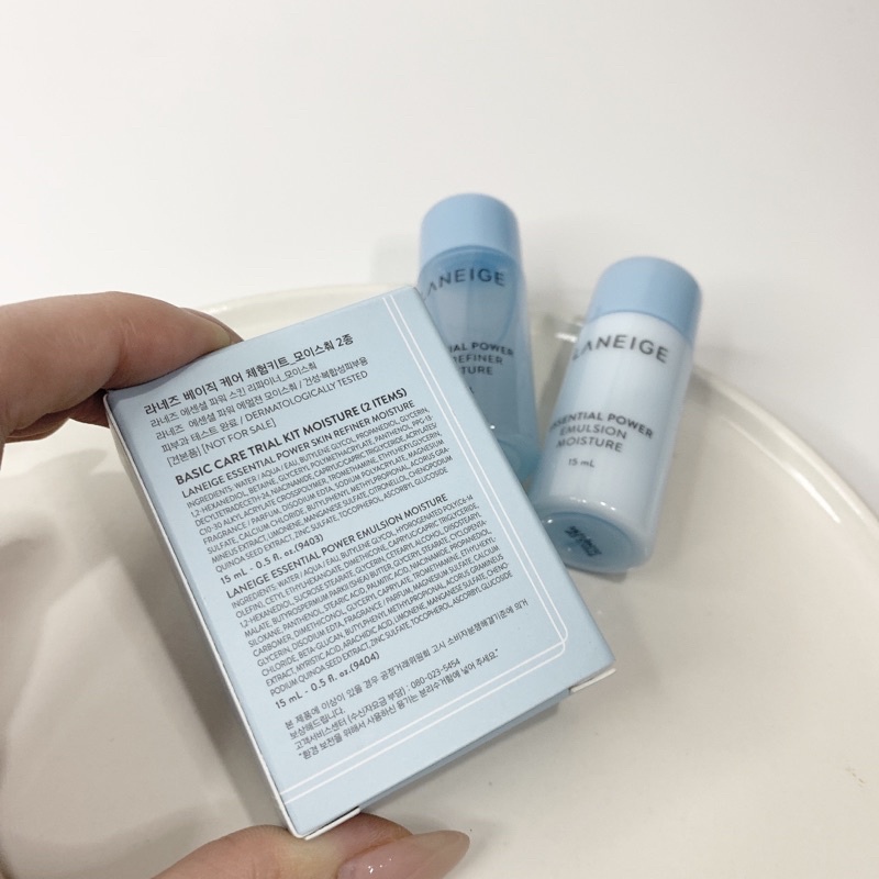 Set dưỡng ẩm Laneige Basic Care Trial Kit