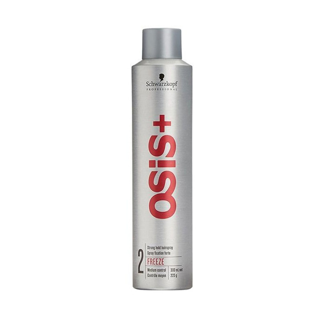 [Chính hãng] [Siêu rẻ] Gôm xịt giữ nếp cứng vừa Schwarzkopf OSiS+ Freeze Strong Hold Hairspray 300ml