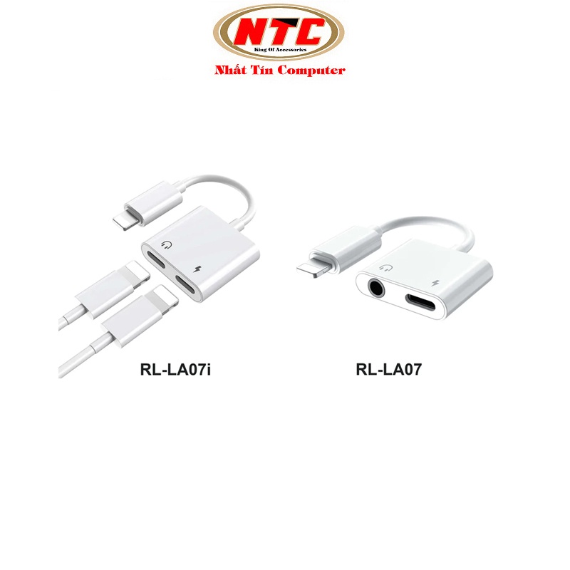 Cáp chuyển Remax RL-LA07 / RL-LA07i LN sang cổng sạc và âm thanh (nhiều màu) nhattin_flagship_store