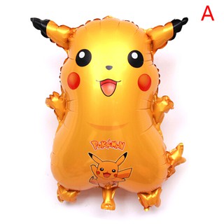 POKEMON Bong Bóng Hình Pikachu Trang Trí Tiệc