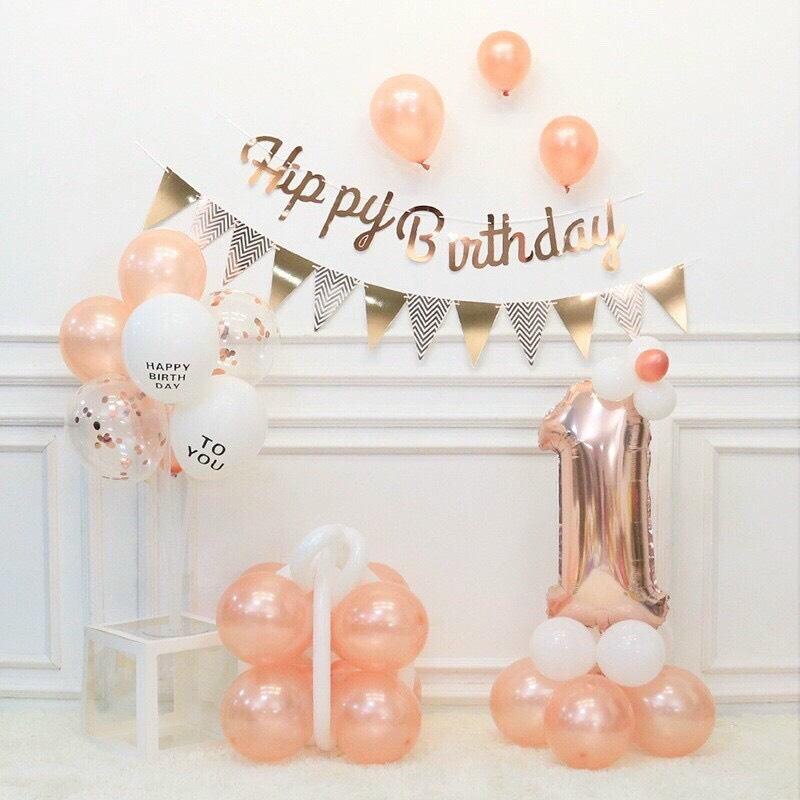 [Ảnh thật] Set trang trí sinh nhật lung linh HPBD (COMBO 148)