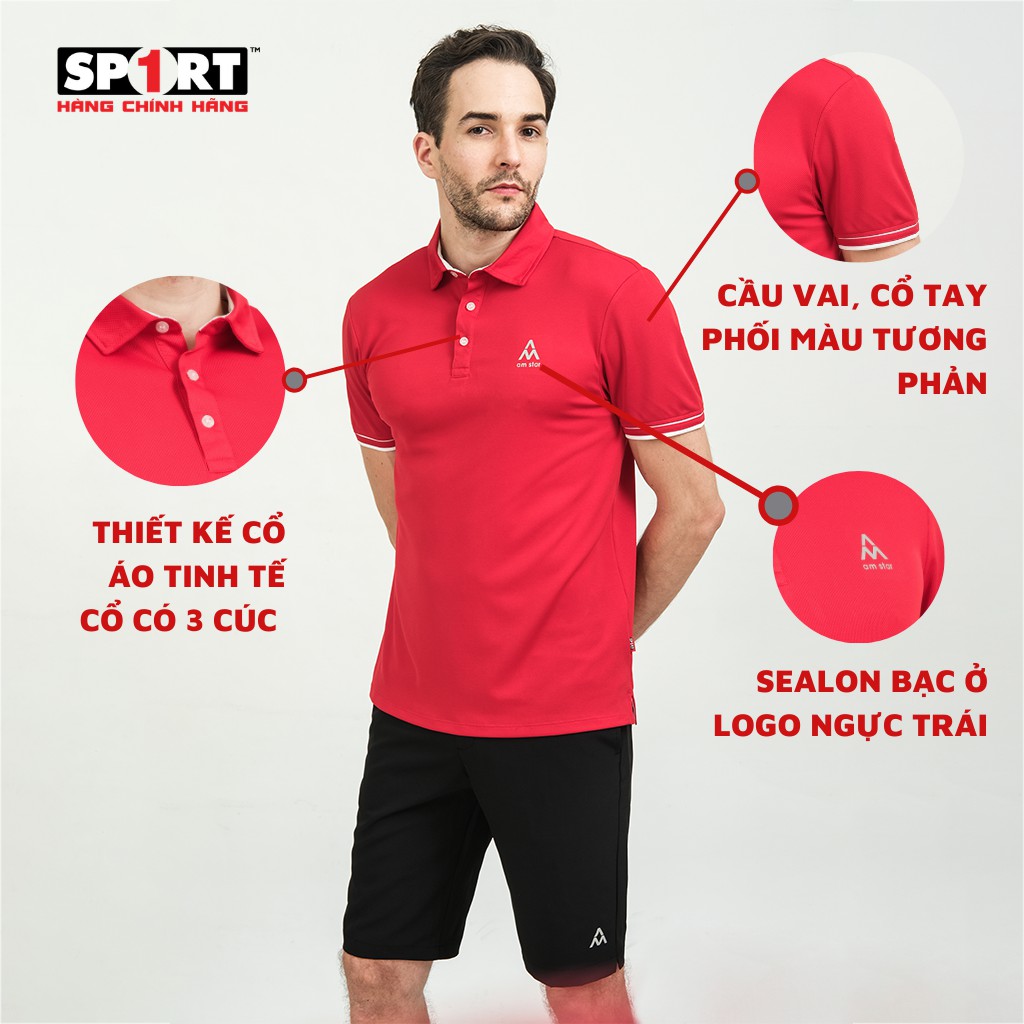 Áo Polo Nam AM SPORT1 Ngắn Tay Cao Cấp PLV03