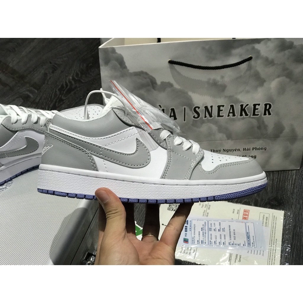 Siêu Phẩm Giày Thể Thảo Sneaker JD Xám Trắng Đế Xanh Siêu Hot Cao Cấp Ảnh Thật + freeship + Tặng Tất