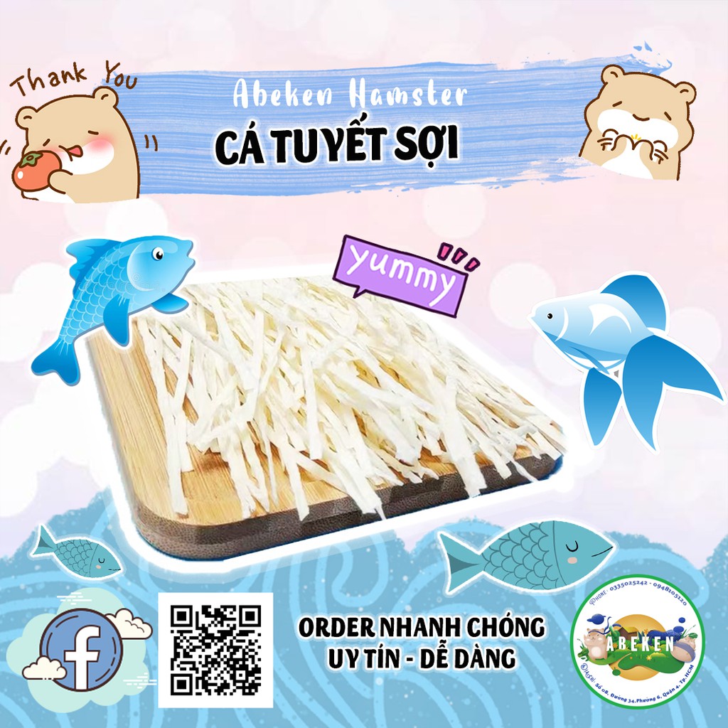 Cá sợi cho Hamster/ Sóc bay