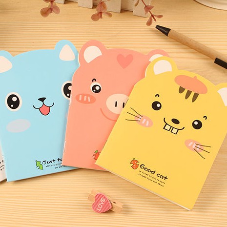 Sổ Gấu Dễ Thương Có Dòng Kẻ Phong Cách Hàn Quốc