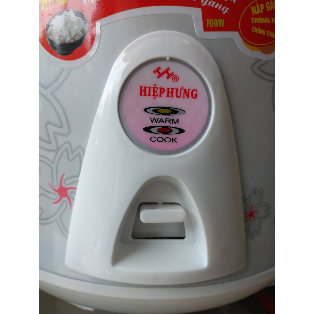 Nồi cơm 1.2L Hiệp Hưng HH105, bảo hành 12 tháng, công suất 500W