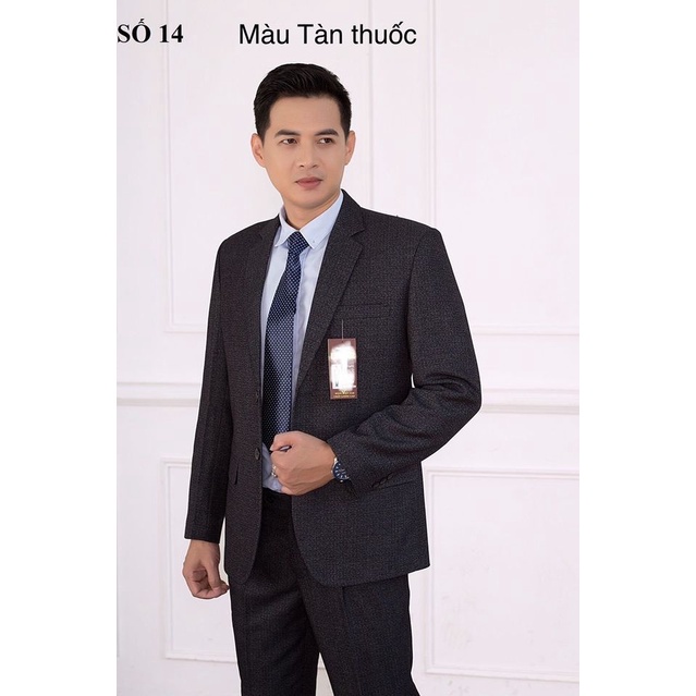 Bộ Vest NAM Trung Niên,Vest trung tuổi trẻ trung lịch lãm