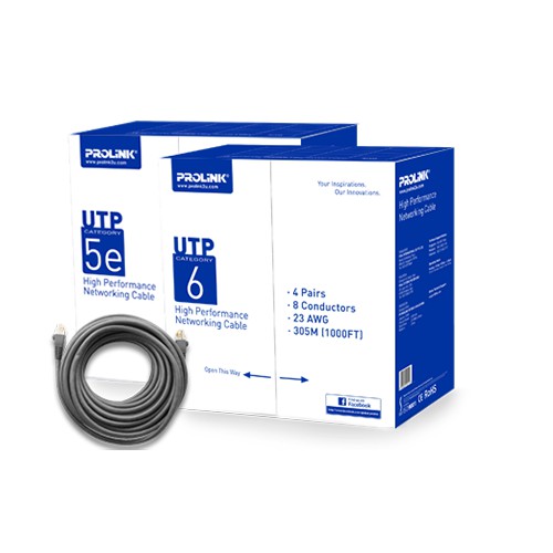 Thùng Cáp Mạng LAN Cat6 Prolink 305m - Singapore