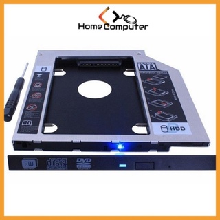 Caddy Bay Sata3 Cho SSD Và HDD 2,5” – Vỏ Nhựa/Vỏ Nhôm – Size: 9.5mm – Khay Ổ Cứng Thay Thế Ổ DVD – Home.mall