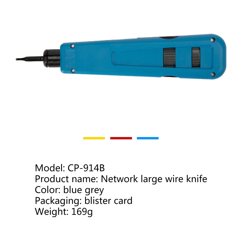 Dụng Cụ Chèn Xuống Đục Lỗ Với 110 Và 88 Lưỡi Dao Cat6 Cat5e Cầm Tay Bằng ABS Dễ Sử Dụng