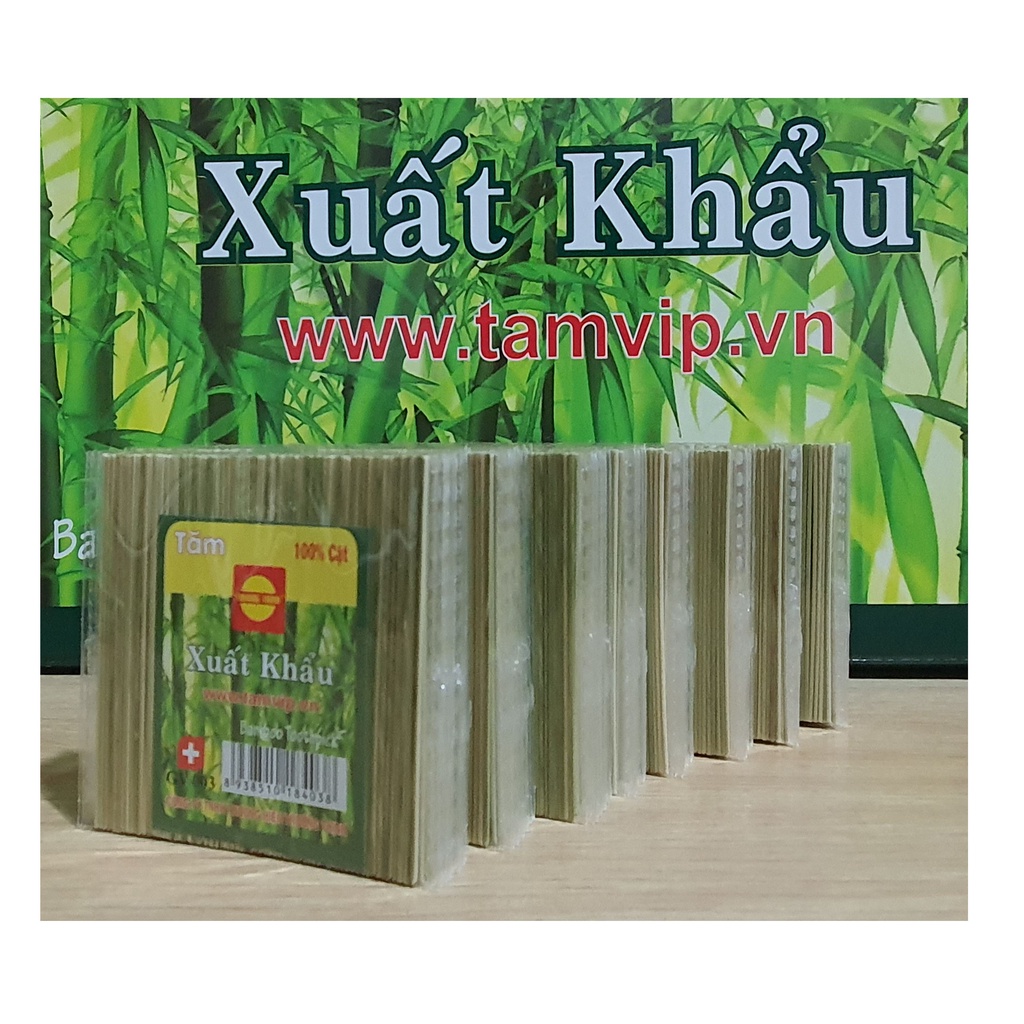 Tăm Vip Xỉa Răng Cao Cấp Thương Hiệu TRƯỜNG THỊNH 100% Cật Giang Loại Đặc Biệt Bịch 80 Gói.