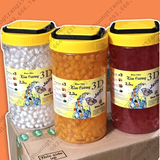 Thạch rau câu kim cương 3D Douxian (Hàng Huy) 2.5kg - Đủ vị
