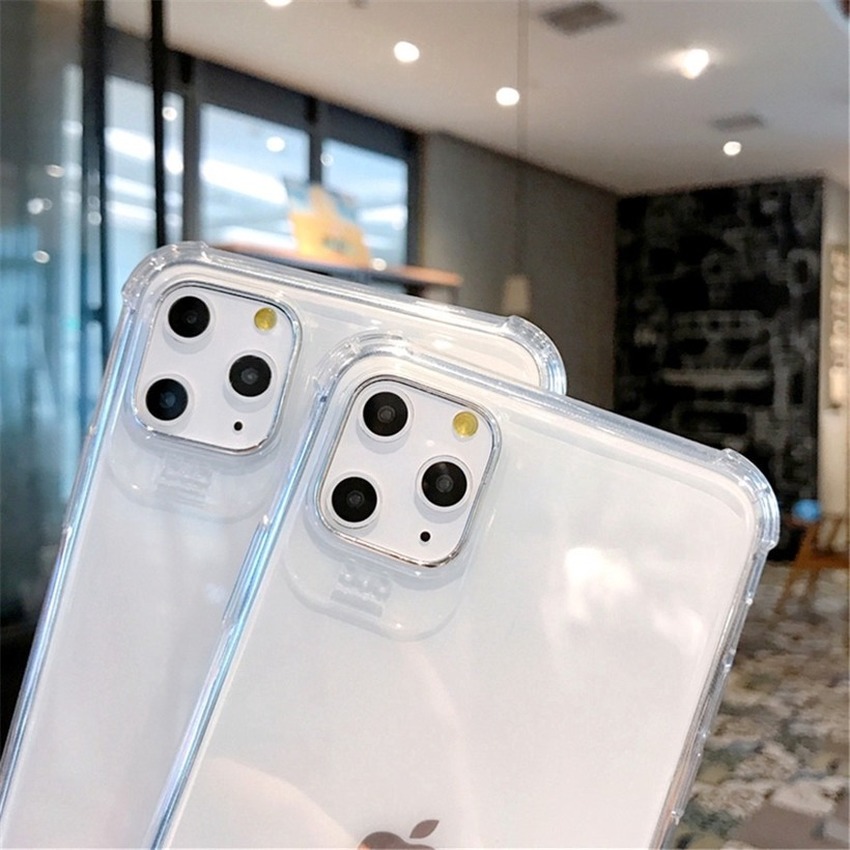 Ốp lưng TPU silicon trong suốt cho iPhone 12 11 Pro Max Mini 5s SE iPhone X XR XS MAX 7 8 6s 6 Plus Ultra