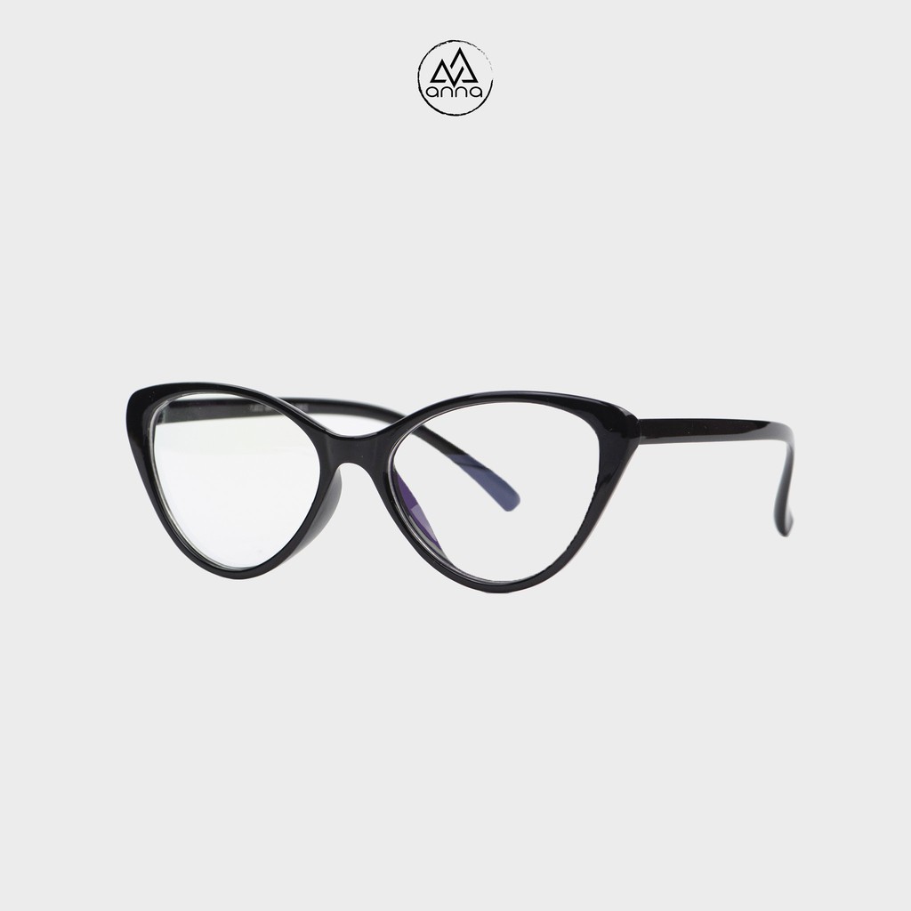 Gọng kính mắt thời trang nam nữ ANNA dáng mắt mèo cá tính chất liệu nhựa dẻo 200HQ039 | BigBuy360 - bigbuy360.vn