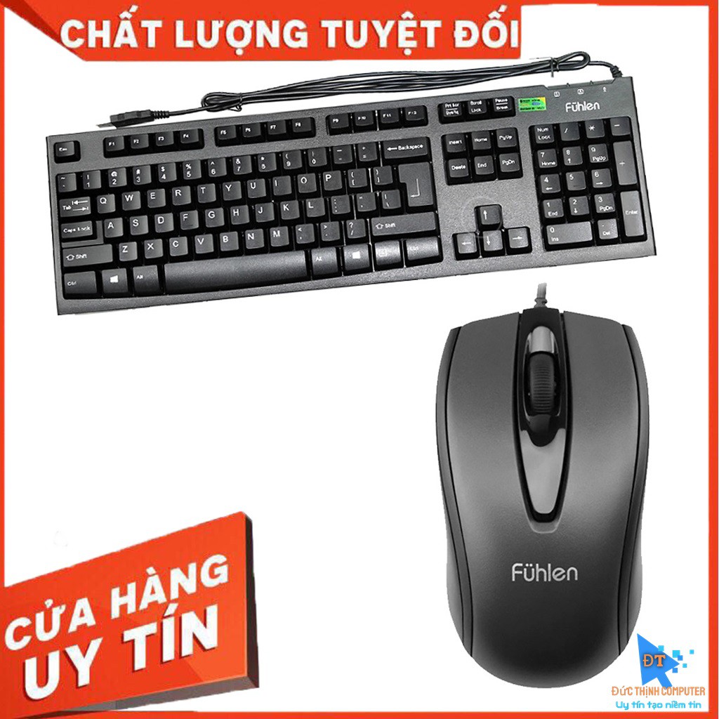 Bộ phím chuột Fuhlen L411 + Fuhlen L102