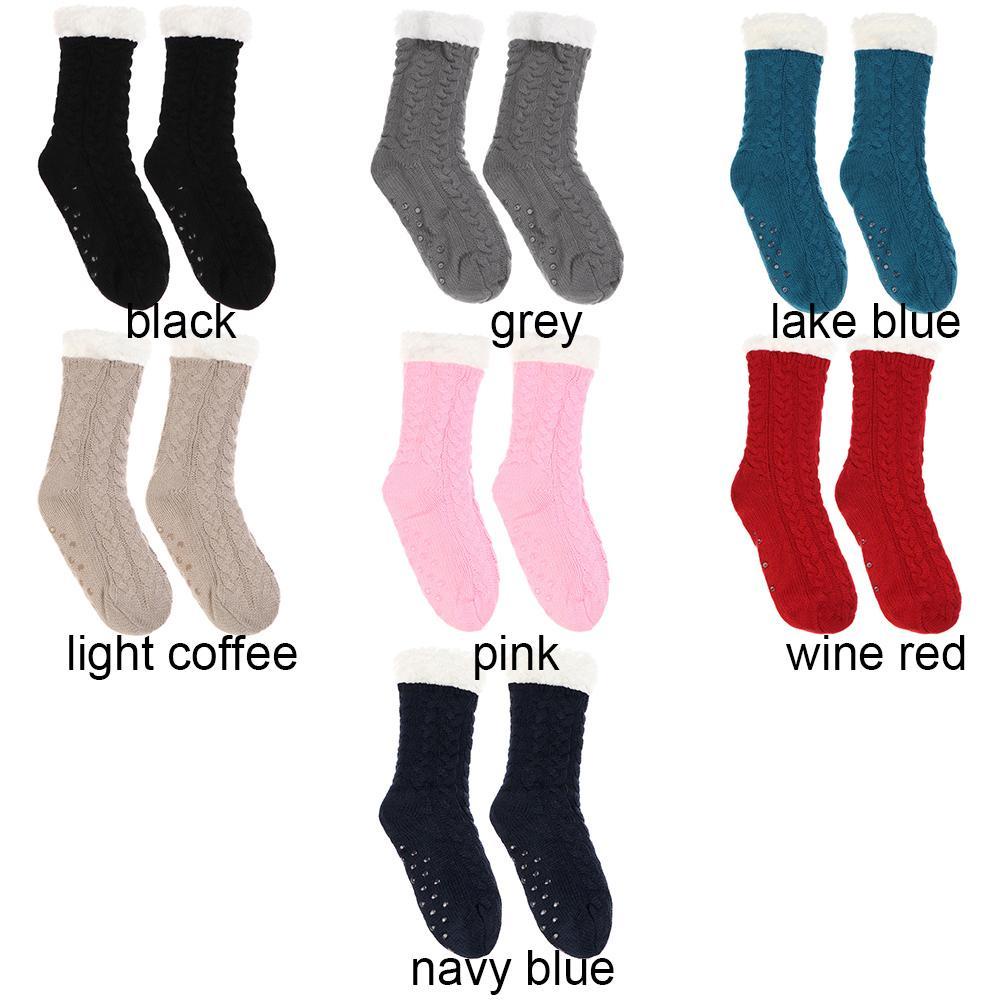 UPSTOPVN Vớ Dày Giữ Ấm Họa Tiết Giáng Sinh Dễ Thương