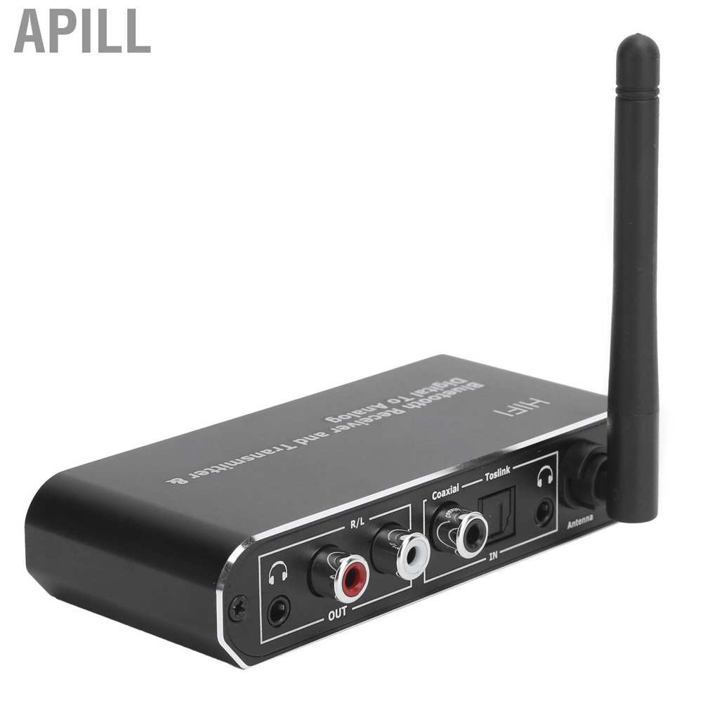 Apill Coaxial Converter Wireless Digital DAC to Analog Audio Adapter with Bluetooth Receiver D09