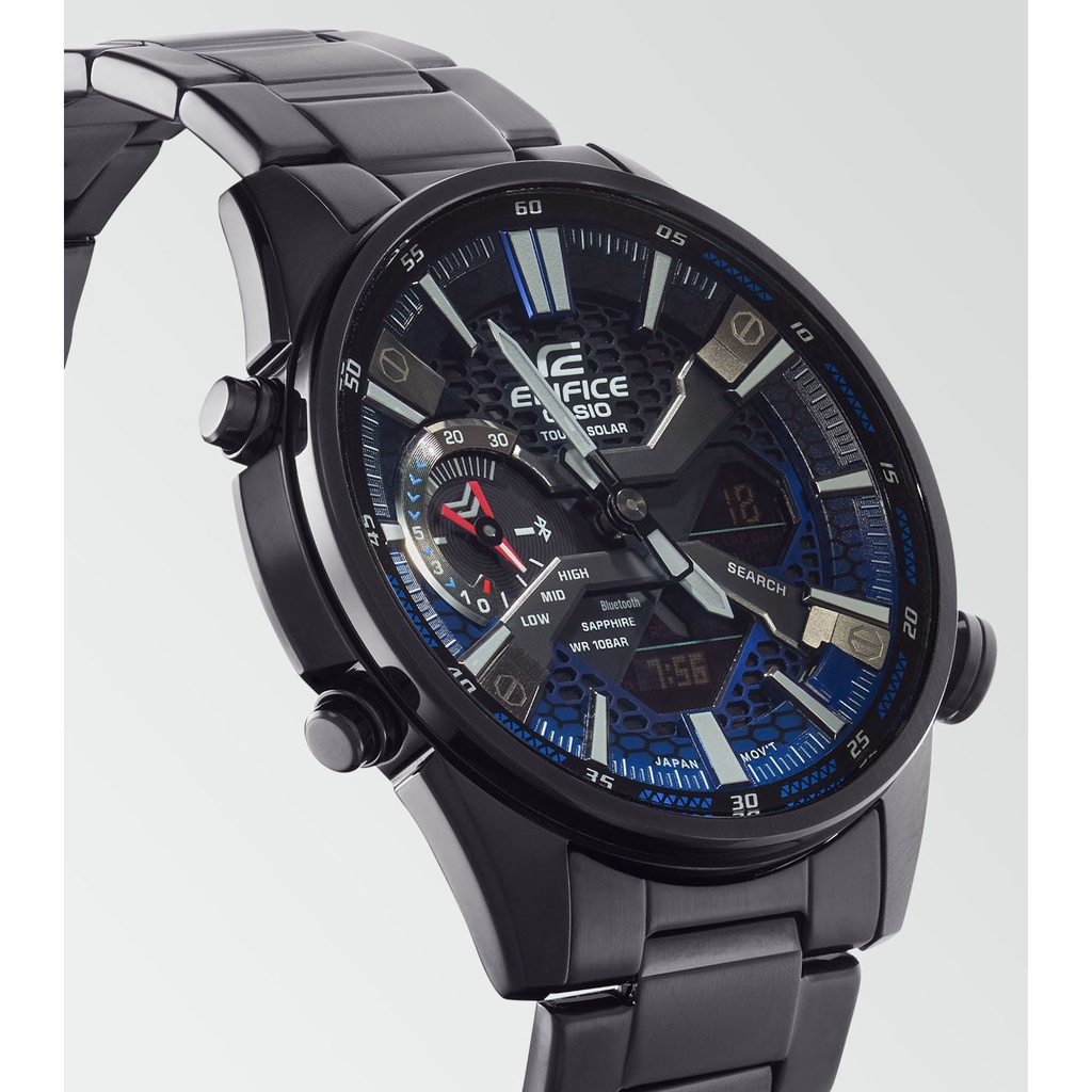Đồng Hồ Nam Casio Dây Kim Loại Chính Hãng EDIFICE ECB-S100DC-2A