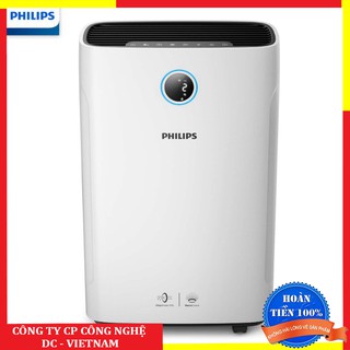 Sản phẩm  Máy lọc không khí 2 trong 1 kiêm tạo ẩm nhãn hiệu Philips Series 3000 AC2726/00 Chất lượng không khí 4 màu .