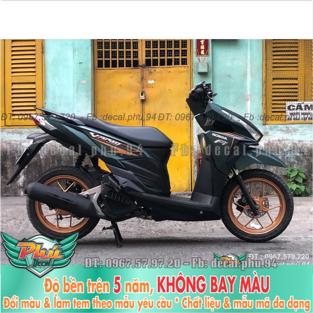 Tem Rời Vario đen nhám (K) -1