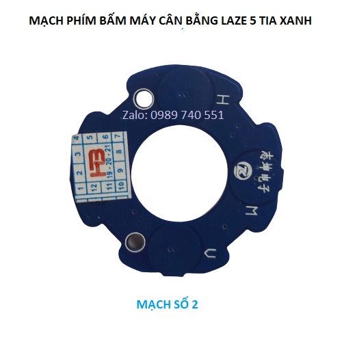 Mạch bàn phím máy cân bằng laze 5 tia xanh