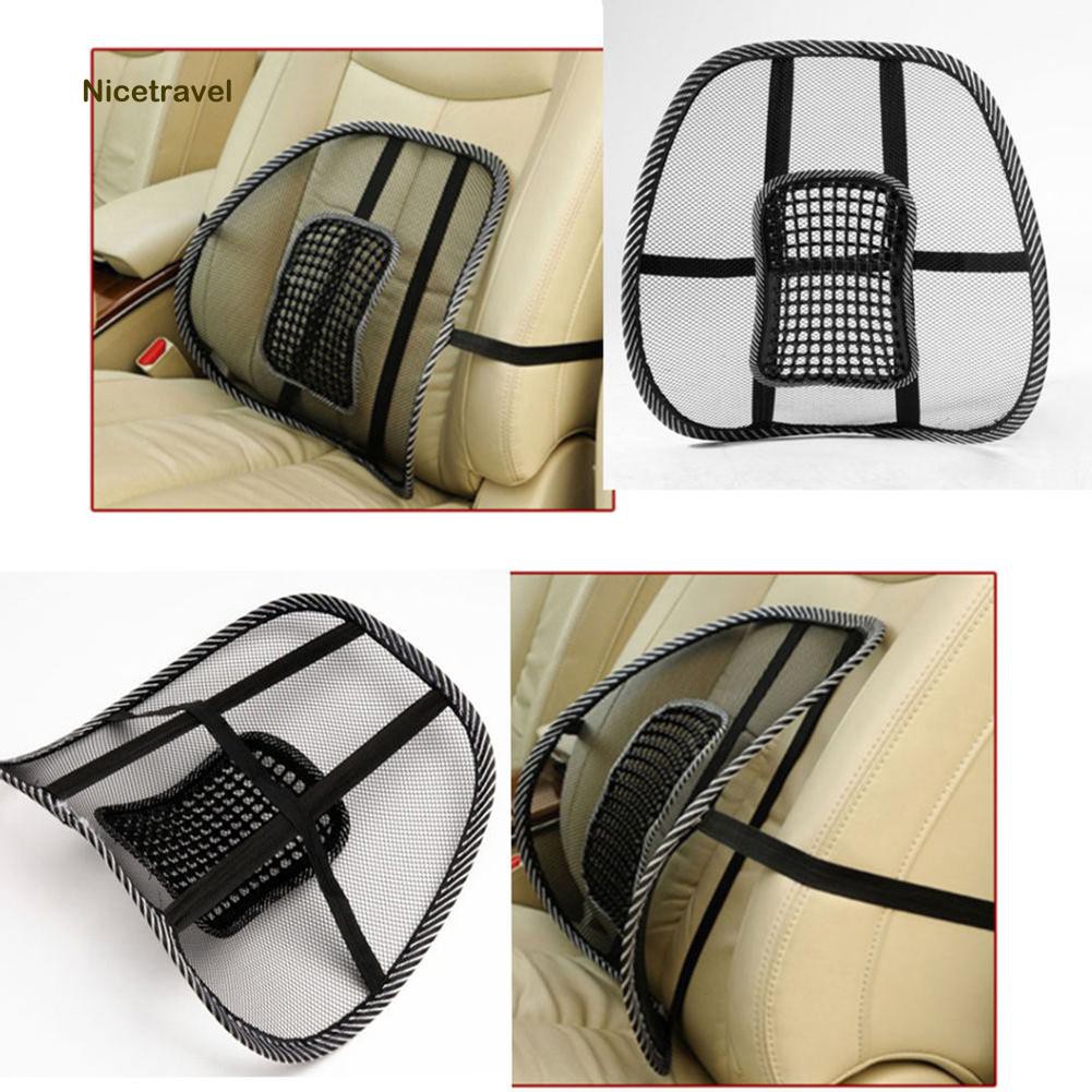 Phụ Kiện Trang Trí Xinh Xắn Chất Lượng✌ Đệm Lưới Tựa Lưng Mát Xa Cho Ghế Ngồi Xe Hơi