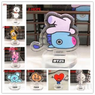 Mô hình để bàn trưng bày Kpop Bantang Boys BT21 BTS bằng acrylic 428