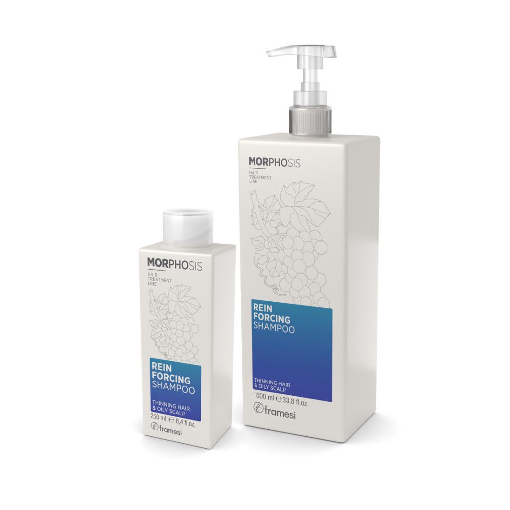Dầu gội ngăn rụng tóc, kích thích mọc tóc  Framesi Morphosis Reinforcing Shampoo 1000ml