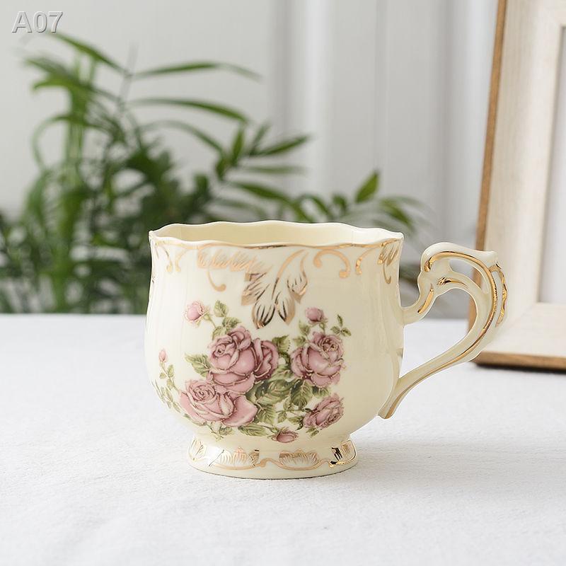 Bộ ấm chén pha trà hoa phong cách Châu Âu cao cấpujhgg