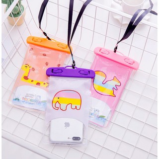 Waterproof Bag Cartoon Mobile Phone for 4.7" 5.5" 6" Android iPhone