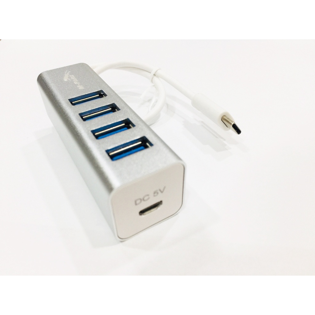 CÁP CHUYỂN TYPE-C (3.1) RA 3 CỔNG USB 3.0 OTG MH 031 ĐEN, TRẮNG M-PARD