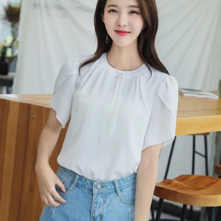Áo sơ mi trắng bigsize nữ