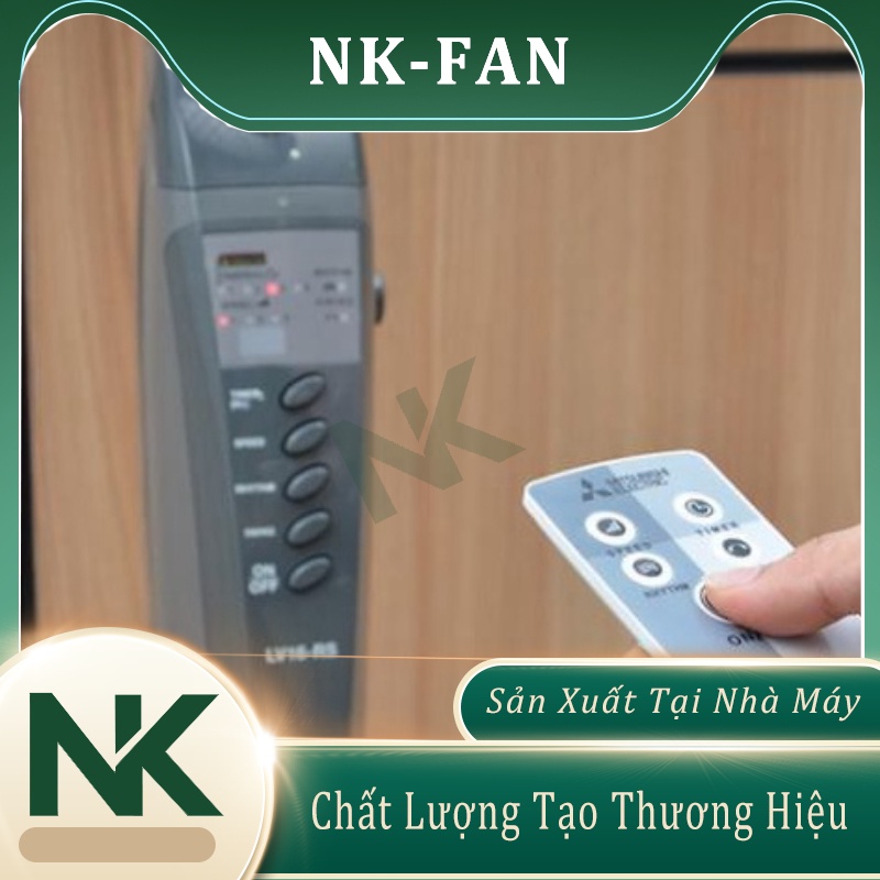 Remote Điều Khiển Quạt Mitsubishi Đứng LV16❤️ Quạt Treo Tường W16❤️Remote Mitsubishi