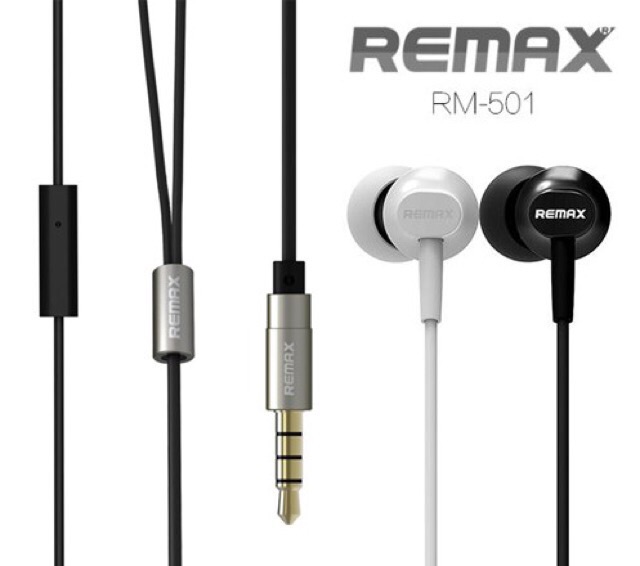 Tai Nghe Chính hãng Remax RM-501 âm thanh siêu chất - R501 chân giắc 3.5