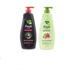 Combo  dầu gỗi Fresh Bưởi + Bồ kết 550g