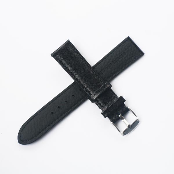 ⌚️Dây Đồng Hồ Da Bò Vân Trơn (Đen)