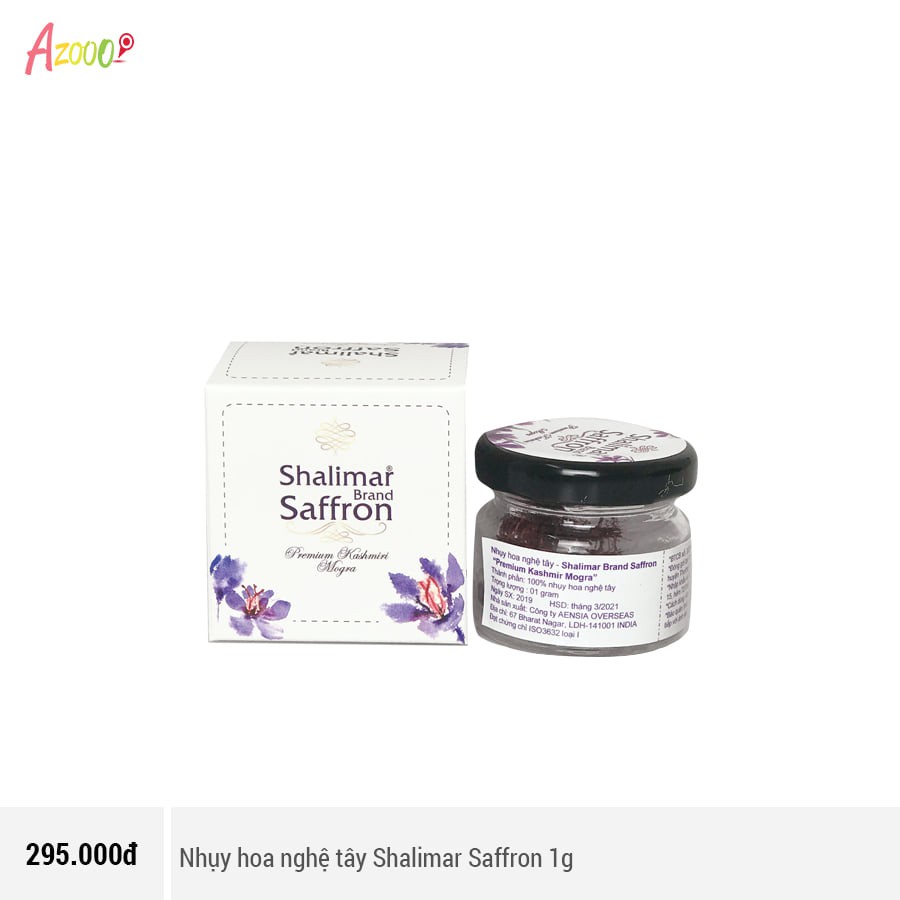 Nhụy hoa nghệ tây saffron Shalimar 1gam 2 gam 5gam nhiều công dụng Azooo | BigBuy360 - bigbuy360.vn