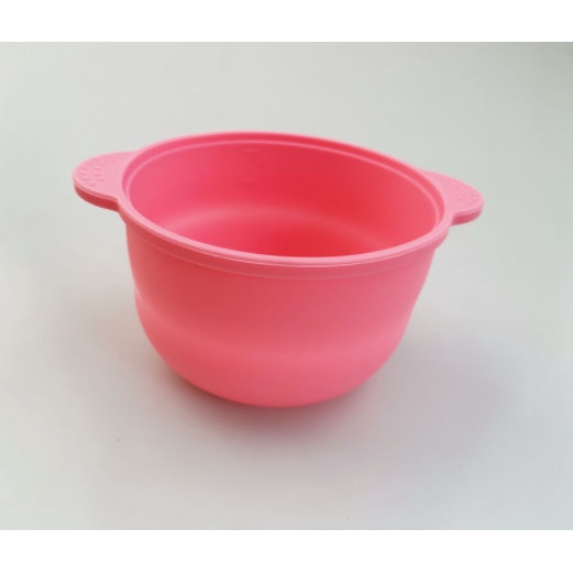 COMBO Chén nấu sáp silicon chống dính + 200gr Sáp wax cao cấp HƯƠNG DỪA - tặng 5 que lấy sáp