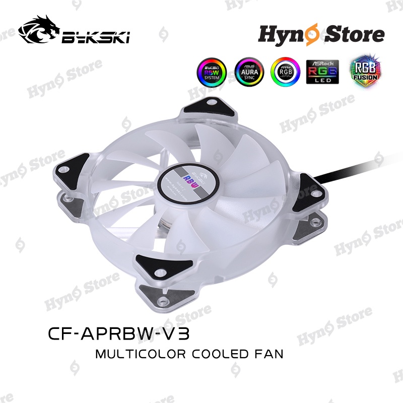 Quạt tản nhiệt led ARGB Bykski sync main CFAPRBWV3 Hyno Store