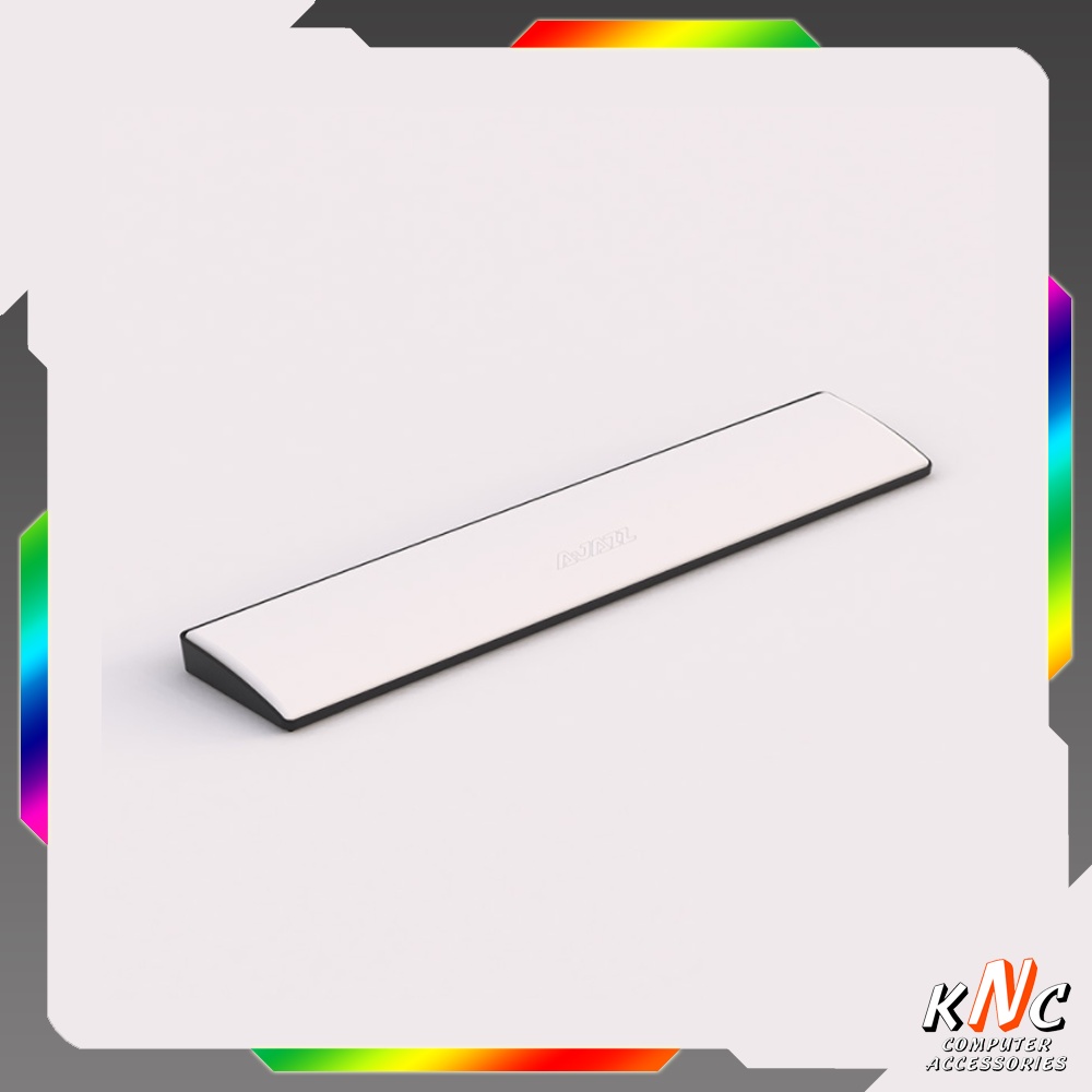 Lót Kê Tay Bàn Phím AJAZZ Chống Mỏi Cổ Tay Bề Mặt Chất Liệu Da PU Cao Cấp Màu Trắng
