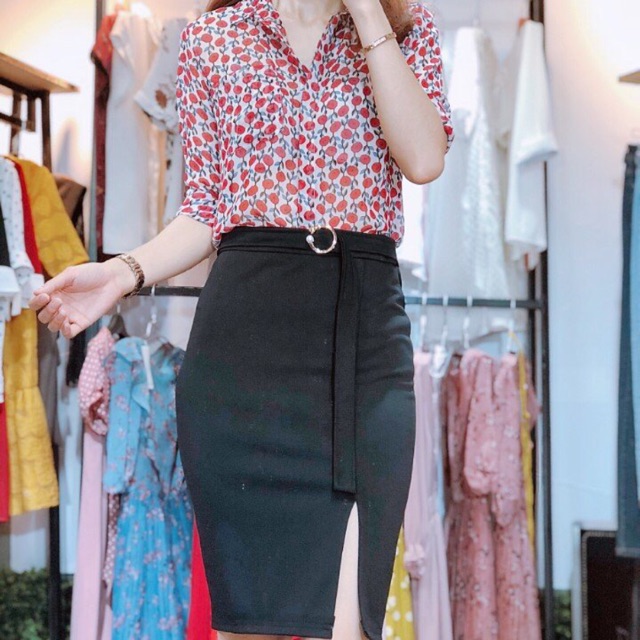 Chân váy thiết kế dáng công sở