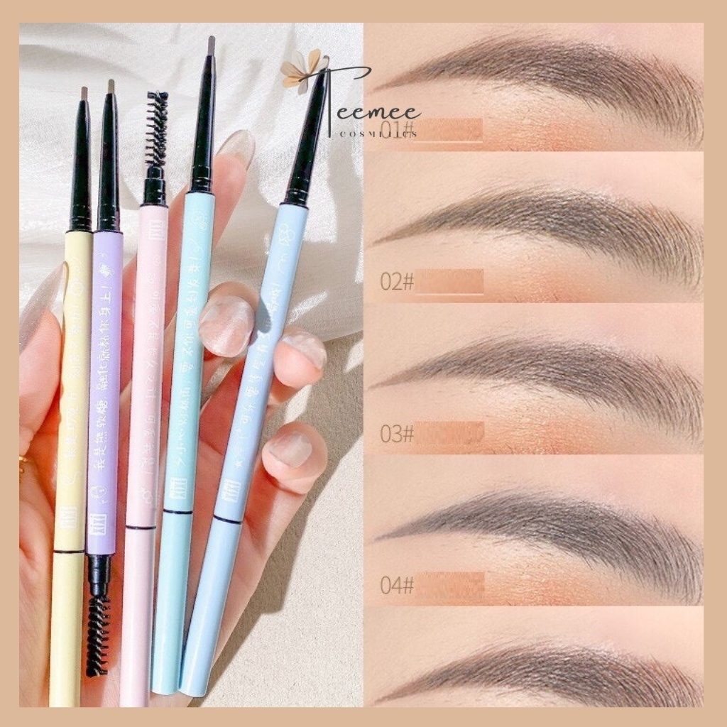Chì kẻ mày, kẻ chân mày XIXI Thin Eyebrow Pencil nét mảnh, đều màu tự nhiên, chống nước, bền màu | BigBuy360 - bigbuy360.vn
