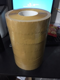 1 cuộn băng dính đục (1kg) lõi siêu mỏng