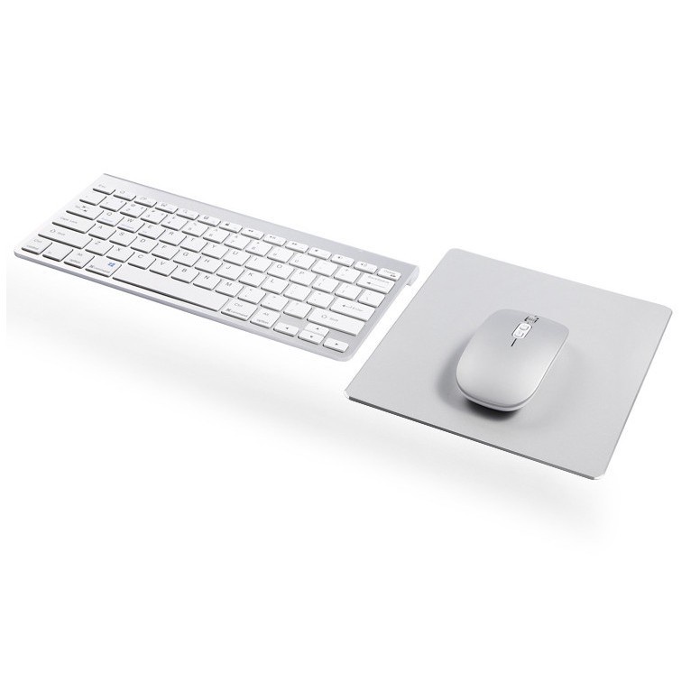 Lót Chuột Hợp Kim Nhôm Nguyên Khối Cao Cấp Mouse Pad kiêm Bàn di chuột bằng nhôm Aluminium Mouse Pad 330x240mm -dc4665