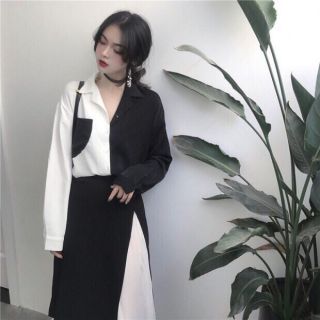 Áo sơ mi phối màu