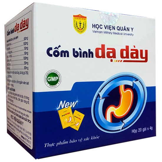 Cốm bình dạ dày Học viện quân y giúp giảm đau dạ dày hộp 20 gói hạn mới