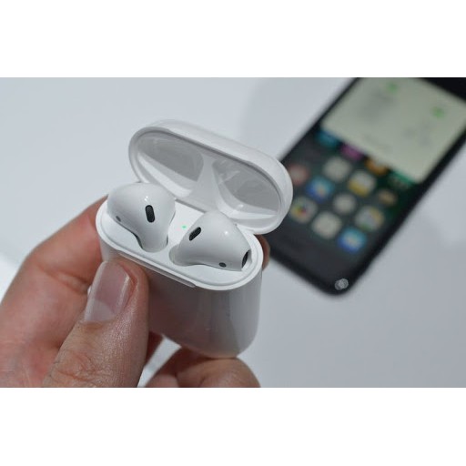 [AIRPODS 2] Tai Nghe Bluetooth AirPods 2, Tự Động Kết Nối - Định Vị Đổi Tên có sạc không dây_dùng cho cả Ios và Androi