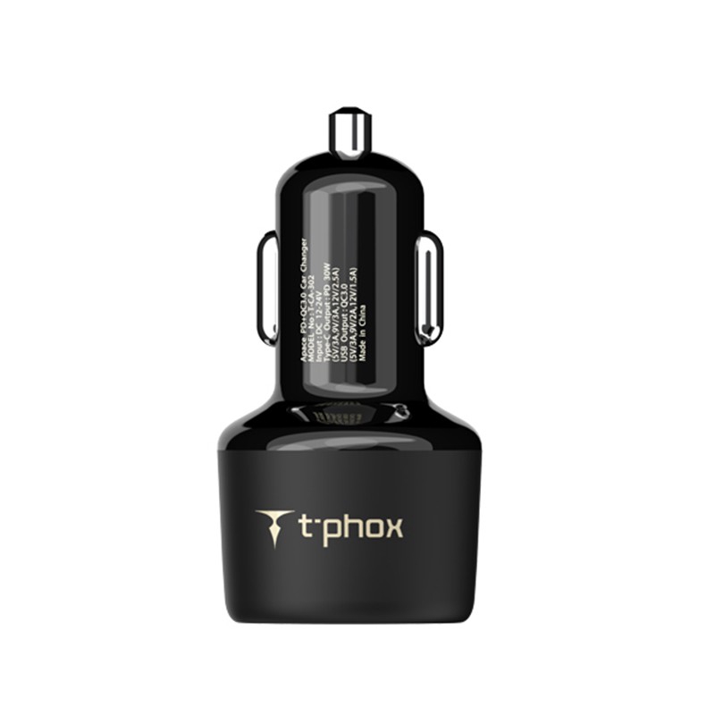 T-phox 30W Fast Charge Charger QC3.0 USB PD Turbo Travel Charger Wall Adapter