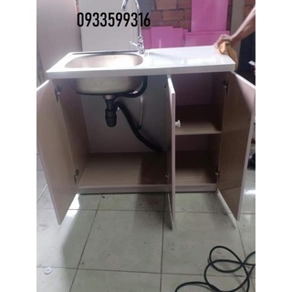 Tủ bếp chất liệu nhựa Đài Loan cao cấp - Tủ nhựa Quốc Kiệt